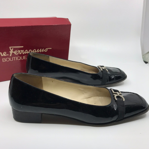 Salvatore Ferragamo Vintage Patent Shoes size 8 - Picture 4 of 8